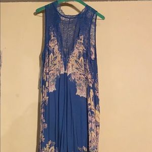 Free People Blue Dress